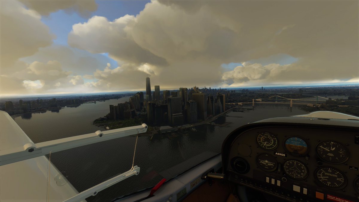 PerrinJean12's tweet photo. ✈️J'ai vu New York!
#NewYork #FlightSimulator2020 #FlightSimulator #flight #Ai #sky #cloud #Planes #Manhattan #simulator #Videogame #MicrosoftFlightSimulator #travel #world #PictureOfTheDay #Photographie  #Microsoft #bing @AsoboStudio Merci✈️☁️❤️🌏 https://t.co/RlI4JnXqGw