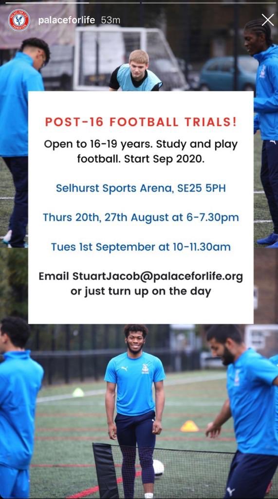 palace_academy's tweet photo. Incredible opportunity to play football and study an NCFE Sport qualification! Contact Stuart Jacobs for more details, information on the flyer.
#FootballandEducation #FootballDevelopment #CrystalPalaceFoundationAcademy https://t.co/zQugrDITI5