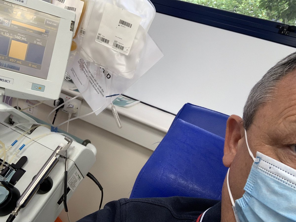 Joel Gray (@joeltvgray) on Twitter photo Following my COVID-19 experience back in April I am now regularly donating plasma as my antibodies are high enough to make a real difference in treatment and research. If YOU have suffered COVID-19 please visit <a href="/NHSBT/">NHS Blood+Transplant</a> and donate this “liquid gold” #NHSheroes Following my COVID-19 experience back in April I am now regularly donating plasma as my antibodies are high enough to make a real difference in treatment and research. If YOU have suffered COVID-19 please visit <a href="/NHSBT/">NHS Blood+Transplant</a> and donate this “liquid gold” #NHSheroes