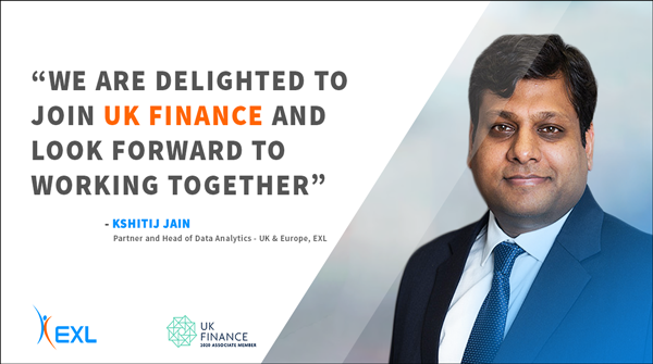 exl_service's tweet photo. We are happy to announce our association with UK Finance, a collective voice for the banking and finance industry. Kshitij Jain- Partner and Head of Data Analytics - UK &amp; Europe said “We are delighted to join UK Finance and look forward to working together.”

#EXLUK @UKFtweets https://t.co/K7jII3zPJB