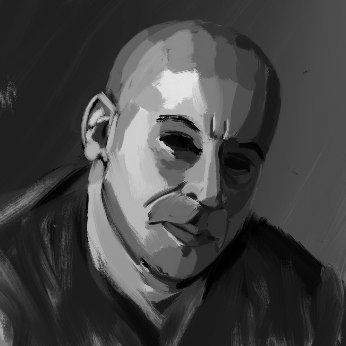 TimAhern12's tweet photo. 10 points if you can already guess who I'm working on here (without looking at the hashtags, that's cheating).  
.⁠
.⁠
.⁠
.⁠
.⁠
. #wip #workinprogress #fastandfurious #groot #vindiesel #myart #artofinstagram #artistatwork #artinprogress https://t.co/CkxNB2fufB