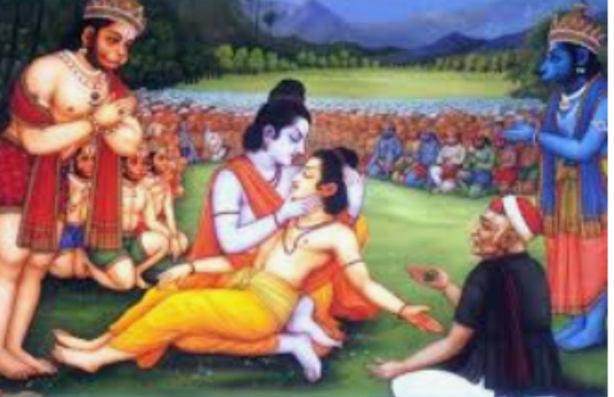 He defeated each and every Vanar warriors that day. Not only them but he used BrahmAstra and injured both Shri Ram and Laxman. When he saw that everyone including both Princes is lying unconscious on ground, he returned to Lanka celebrating his victory.