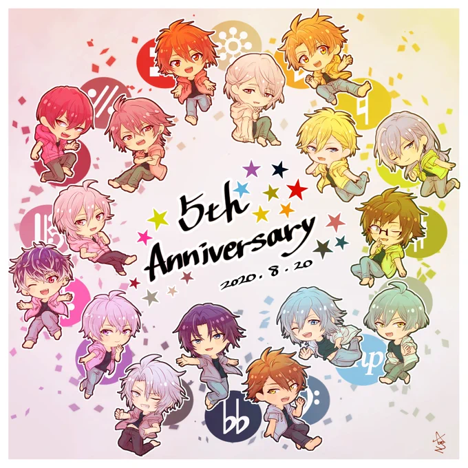 5周年おめでとう!いつもありがとう!大好き!#アイナナ5周年 #OVER5Y 