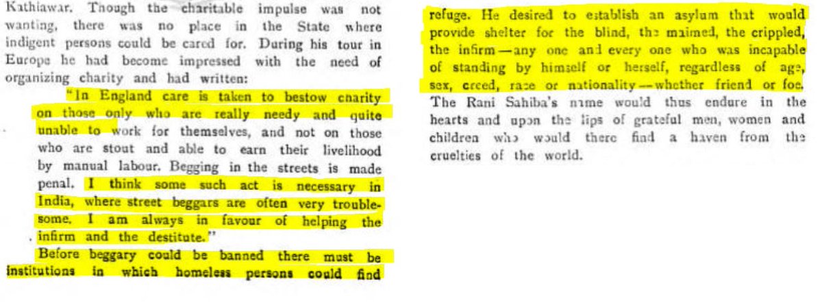 Gondal became 1st state to establish an asylum that would provide shelter for the blind, maimed, the crippled, the infirm — any one and every one who was incapable of standing by himself or herself, regardless of age, sex, creed, rate or nationality — whether friend or foe