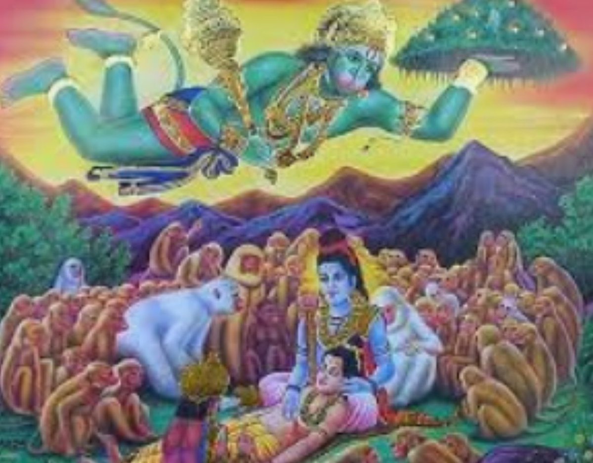 When Vibhishan reached to Jambvan, he asked about well being of Hanuman. Amazed, Vibhishan asked, "Why didn't you asked about Ram, Laxman, Sugreev, Angad. They are more important than Hanuman in the priority list."