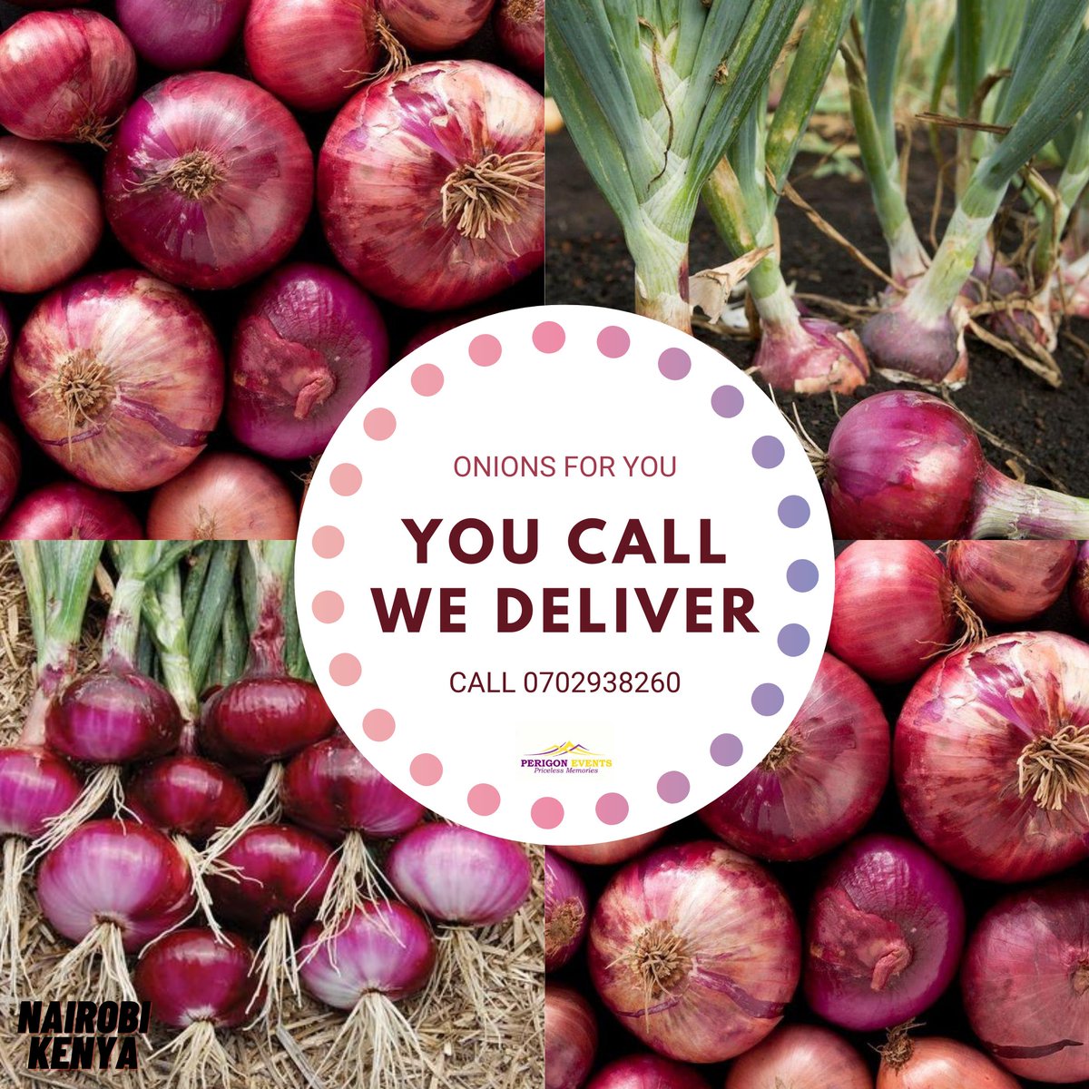 EventsPerigon's tweet image. DELIVERIES  at your door step,                                     
Price list 60ksh per kg onions, 
Happy shopping ☺️                         
📞 (0702938260)  
#WednesdayThoughts #WednesdayVibes #Trending