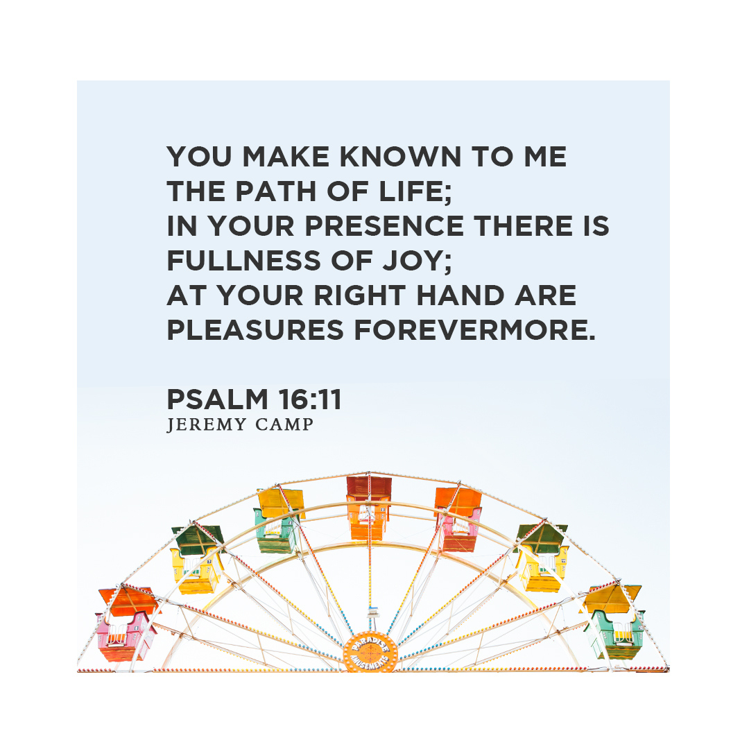 Stay in His presence.