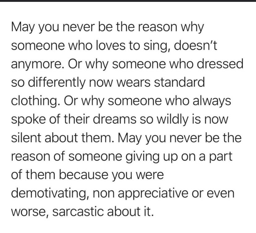 My goal is to never make others feel the way I have been made to feel in the past💗 It’s a feeling I know too well. How you make others feel about themselves, says a lot about you! Be kind.