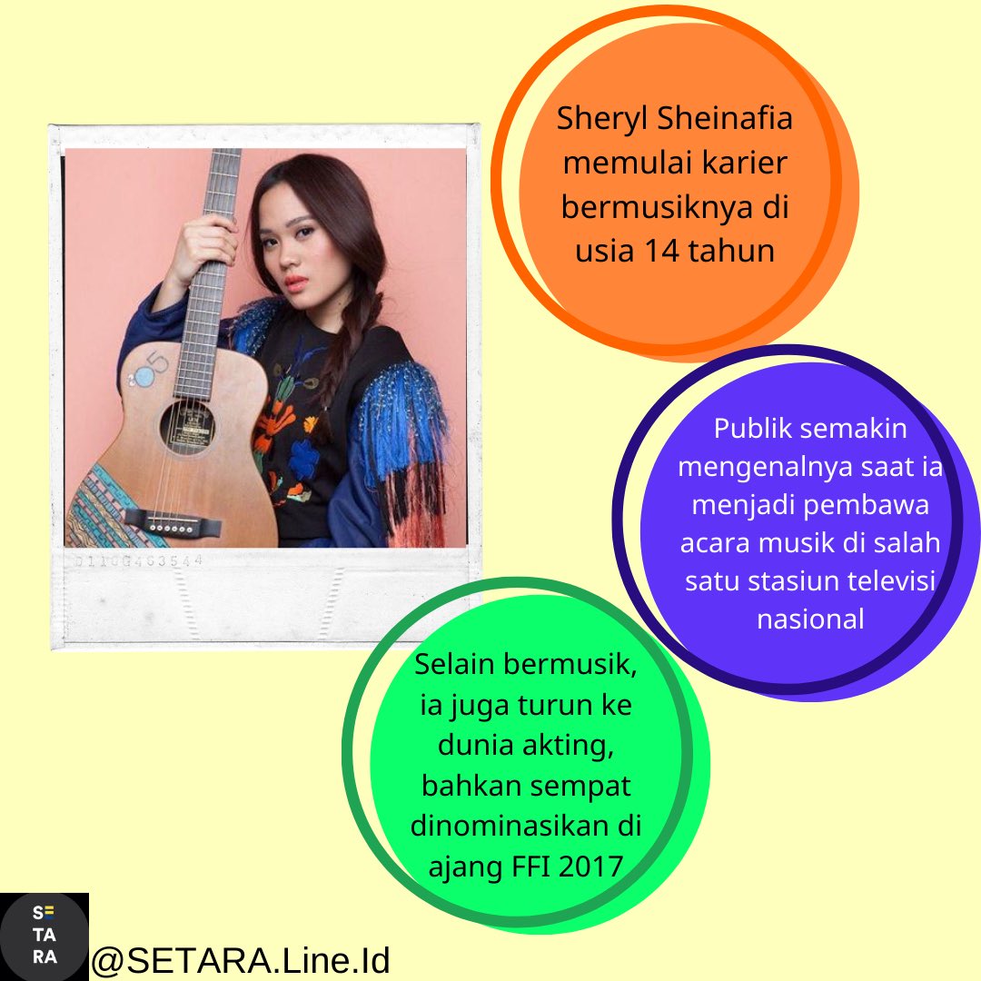 setaralineid's tweet photo. #FemaleMusicianWednesday kali ini mau bahas musisi multitalenta @sherylsheinafia. Yuk klik fotonya untuk baca trivianya lebih lanjut cc to @ShermunchJKT_ https://t.co/ShcDvufPT8