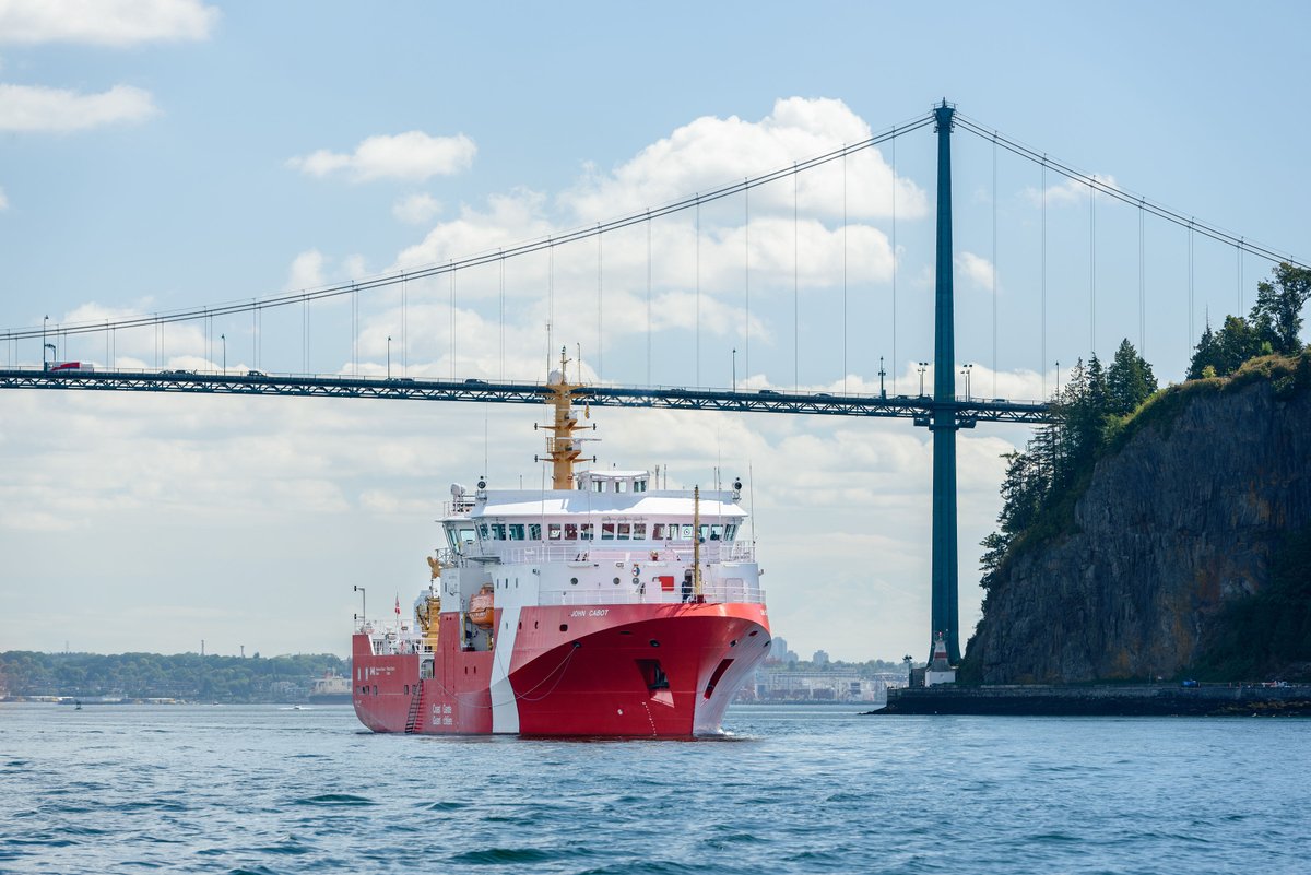 Seaspan's tweet image. #Seatrials for the future CCGS John Cabot have begun! A series of tests over the next 10 days to ensure the ship and its systems operate as designed. It's the last major phase of construction before the ship is delivered to @CoastGuardCAN. 
Press release: nss.seaspan.com/featured-news/…