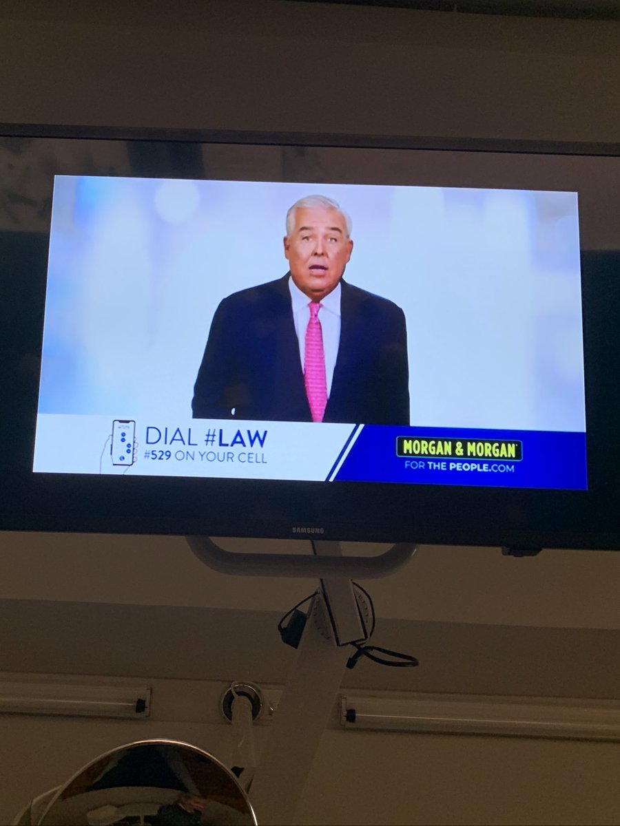 memphisworkcomp's tweet image. The boss followed me to the dentist today.