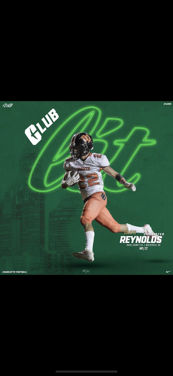 _jackiemoon22's tweet photo. There’s no point in waiting any longer. Keeping it in the family and excited to announce I am 100% committed to UNC- Charlotte!! #GoNiners https://t.co/wyebOC4mmj