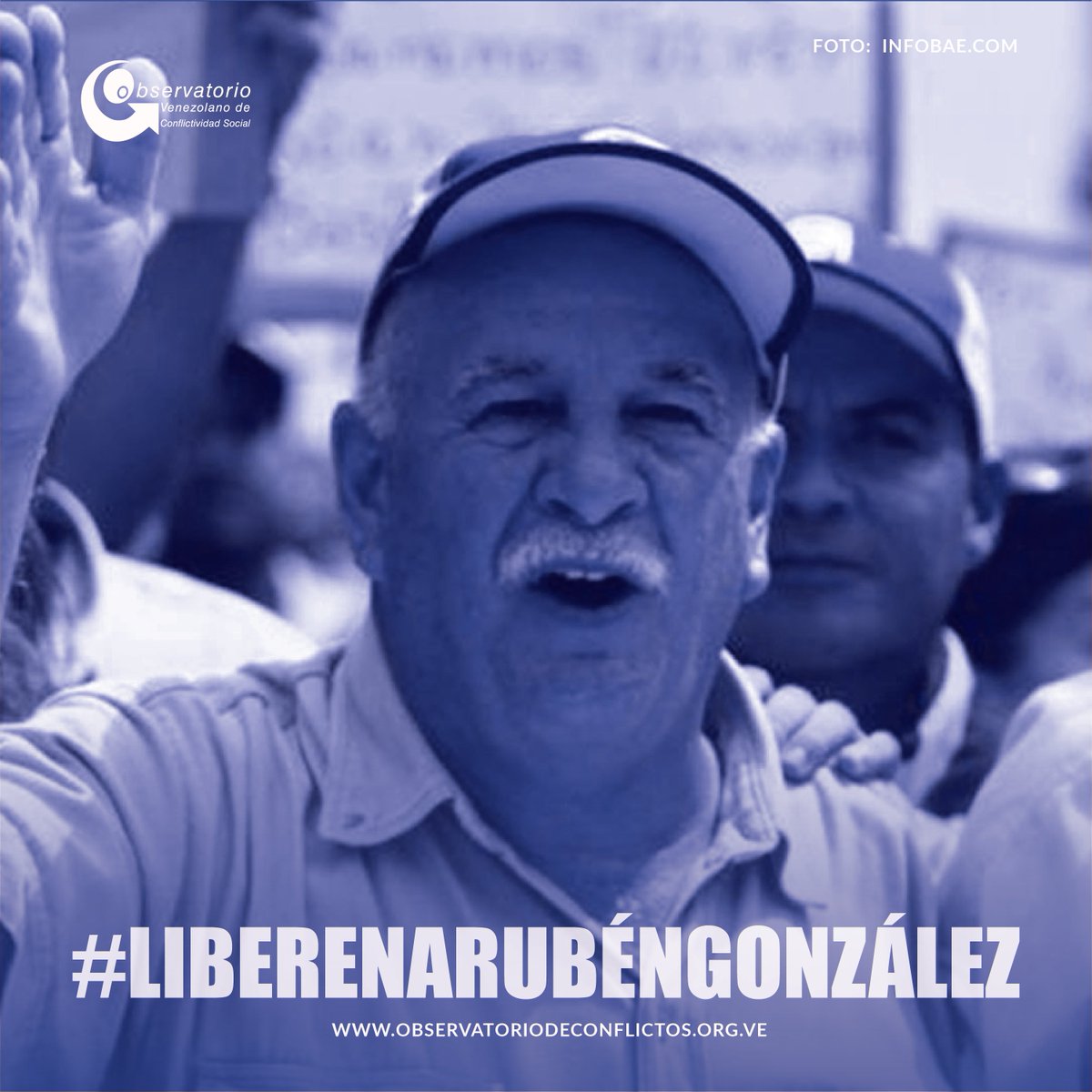 OVCSocial's tweet image. #LiberenARubénGonzález

El secretario general de Sintraferrominera fue detenido en nov-2018 cuando regresaba de #ProtestaLaboral en Caracas. Fue llevado al centro penitenciario en Monagas y procesado en tribunal militar.

¡Exigimos su libertad!