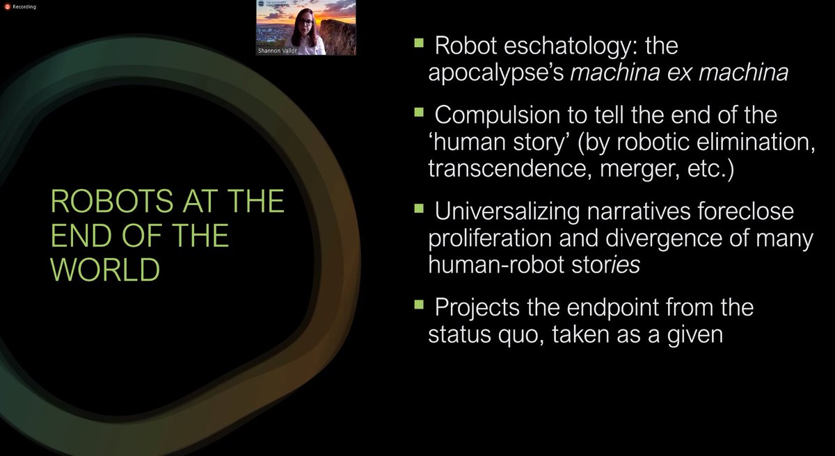 Really interesting discussion of the historically-situated discourse around robots, a "compulsion to tell the end of the human story".