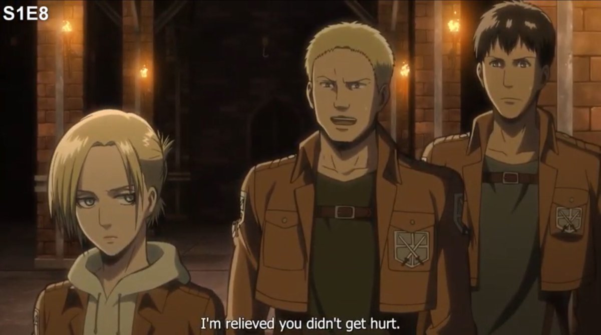 Ever since the first few eps in s1, there were already a lot of hints of the warrior trio (annie, reiner and bertholdt)