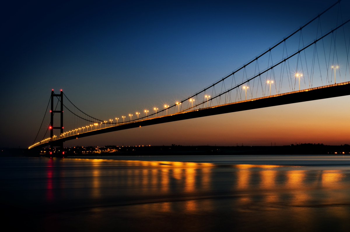 The Humber Bridge was created 39 years after its American doppelganger and was the longest single-span suspension bridge in the world for 17 years. Crazy!