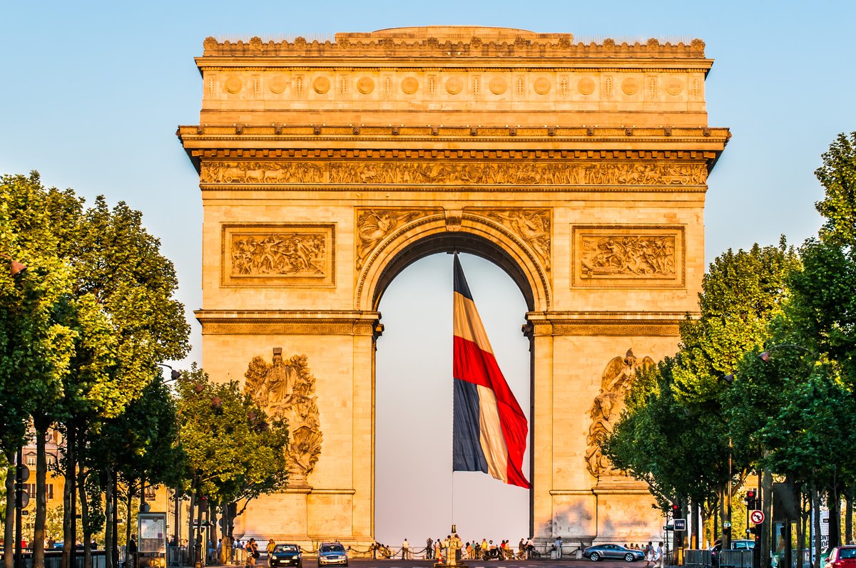 The Arc de Triomphe was a source of inspiration for the design of Marble Arch, despite the London landmark being less than half the size of its French twin.