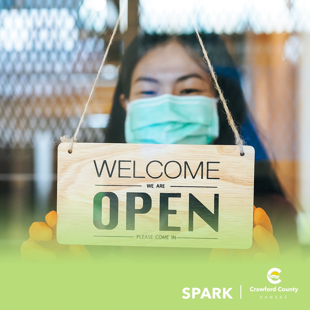 Applications for ROUND 2 of the Crawford County SPARK Small Business/Nonprofit Grant Program go live today and are due 8/26. To see if your small business or nonprofit organization is eligible, visit the link below!

url: crawfordcountykansas.org/sparkinfo.html