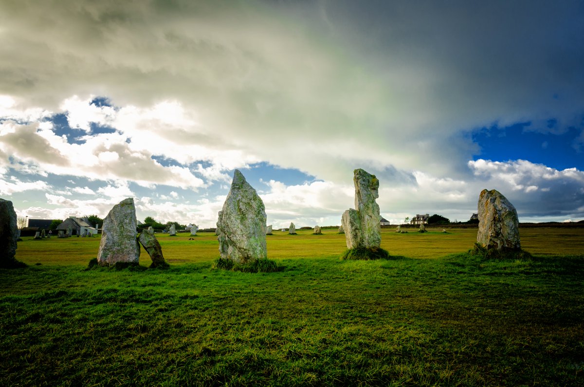 Built around 2000 years apart, the Carnac Stones of Brittany and Wiltshere's Stonehenge are equally unique monuments of the past. Built by aliens? Who knows…