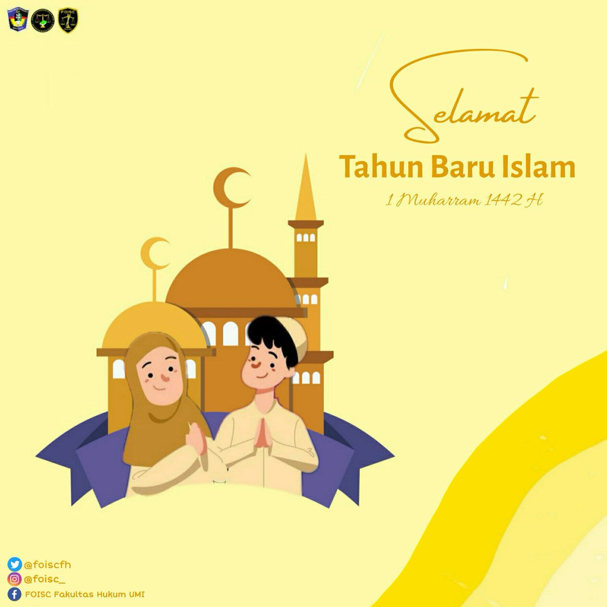 Awali bulan dan tahun yang baik dengan doa yang terbaik. Selamat Tahun Baru 1442 Hijriah. Semoga kita semua selalu dalam lindungan Allah Swt. Aamiin🙏🏼