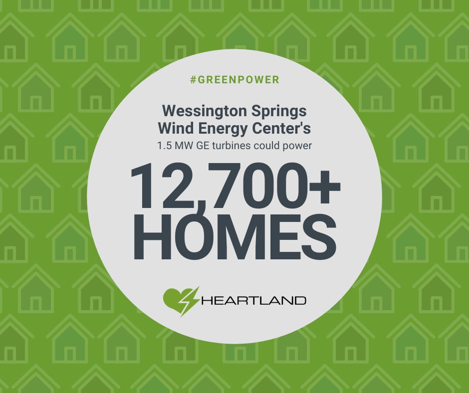 Ultimately, the repower made an already outstanding  #renewable resource more so. Our  #wind farm is capable of generating enough electricity to power more than 12,700 homes.