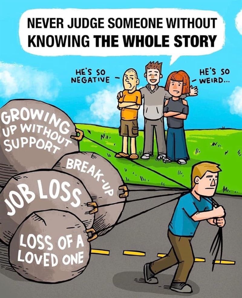 advocate_1's tweet image. 👇🏿👇🏿👇🏿We ALL have a story so be KIND and show #empathy to one another!🤗 #judgeless