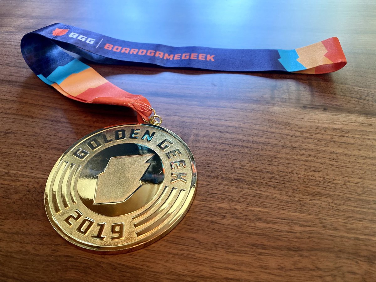 BoardGameGeek on Twitter: "Very happy with the way the Golden Geek medal came out! Congrats to all the winners! –A #GoldenGeek… "