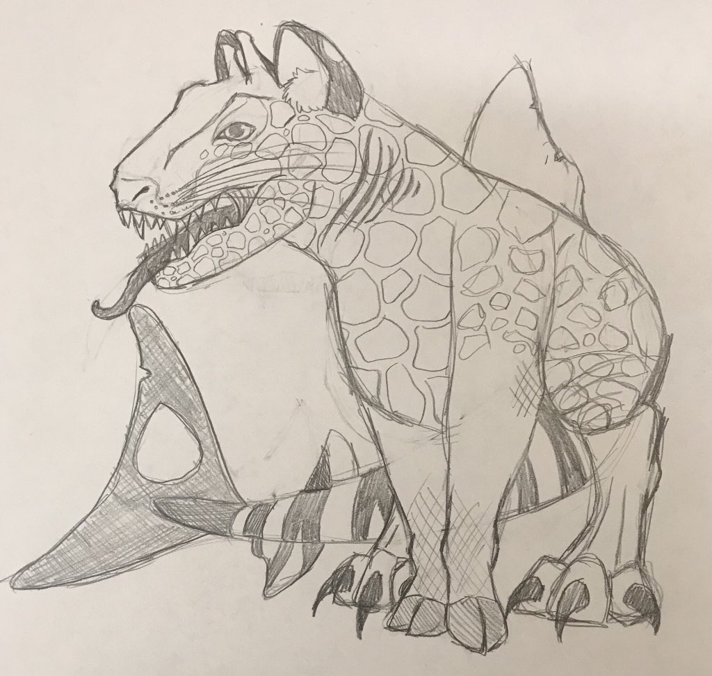 BeastsAndBooks's tweet photo. Me: Hey, give me 3-4 animals, real or not.
Mel: Um..... Tiger, Shark, Giraffe, and T-Rex
Me: ........ Fffff.... https://t.co/xGqv8gu9HR