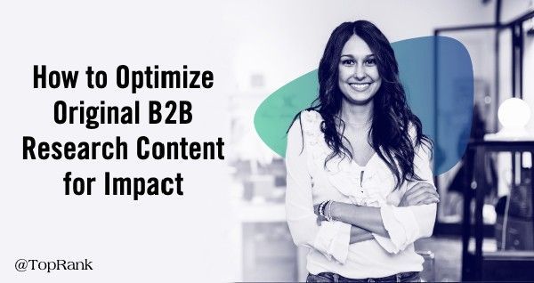 toprank's tweet image. How can #B2B marketers get greater credibility, reach &amp;amp; 💥 impact from original research content? Our CEO @LeeOdden shares how a rich content experience can deliver far more value than a one-time campaign, &amp;amp; offers up 3 phases for doing it right ➡️: bit.ly/3g1RrQo