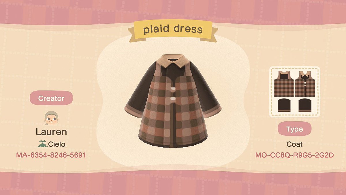 mapleforrests's tweet image. i made a dress ! its not the best but it was my first try so im pretty proud ! if you would like to download this lil plaid dress my creator code is MA-6354-8246-5691 ! 🌷
