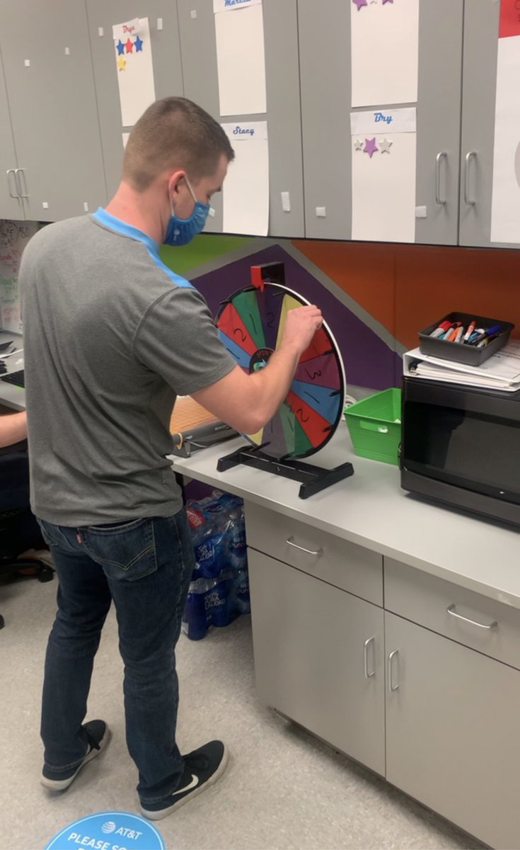Bryce was excited today to be able to spin the wheel <a href="/ArdmoreATT/">Ardmore AT&T</a> after a busy day! lets see what his lucky spin will be! #lifeatatt #happyselling #kamo