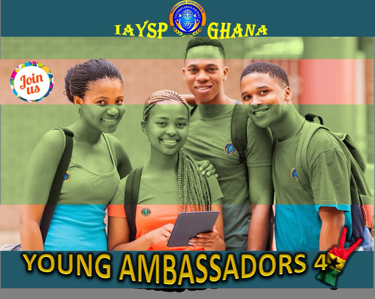 KingTegha's tweet photo. The International Association of Youth and Students for Peace Ghana is leading the way to ensure Peace, before during &amp; after Elections, come December 2020. Join us @IAYSP_Gh @Ady_Namaran https://t.co/voquctDne1