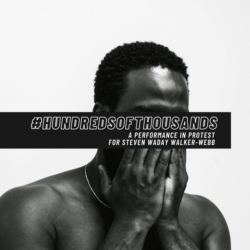 PublicTheaterNY's tweet photo. On April 22, Steven Waday Walker-Webb was arrested after experiencing a bipolar schizophrenic episode & has since been denied access to proper mental health care. In response, his brother, Stevie Walker-Webb, created #HundredsofThousands. Learn more: https://t.co/AXSUQQAvw2 https://t.co/RT6GgTKysM