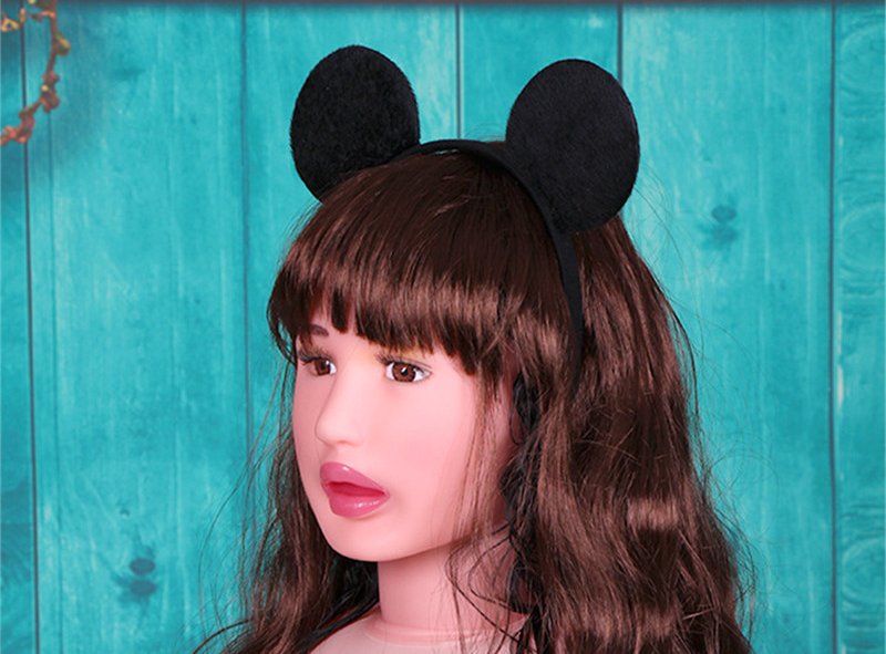 look I know you're trying to dress up your questionably-faced sex doll in a way that makes her look less nightmarish, but it's supposed to be cat ears or bunny ears... NOT MICKEY MOUSE EARS WHAT IS WRONG WITH YOU