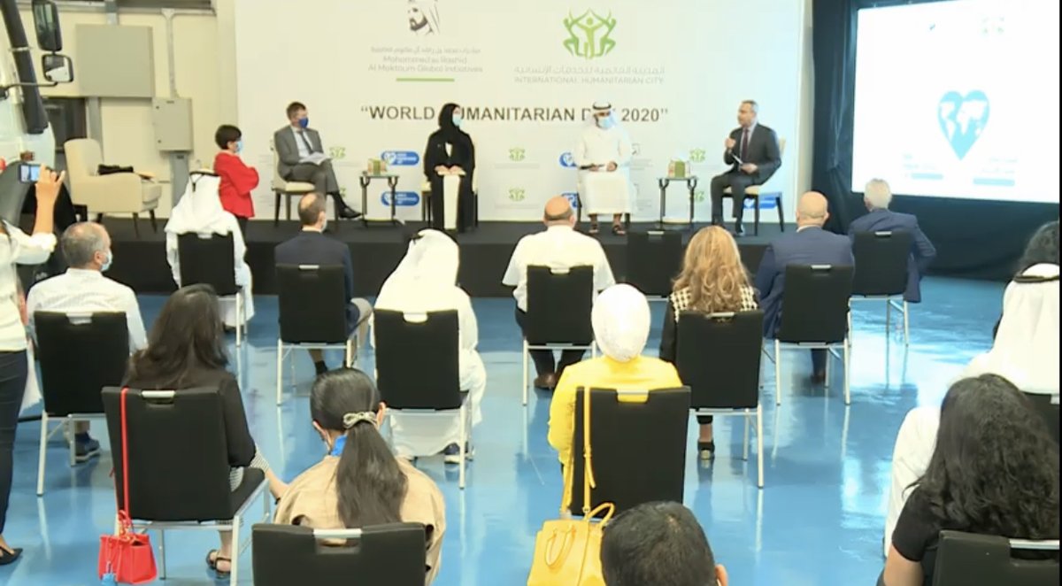 Happy to have joined HE @RMHashimy of @MoFAICUAE & HE @AndreaFontanaEU of @EUintheUAE at @IHC_UAE on this #WorldHumanitarianDay to honour fellow humanitarians as well as #RealLifeHeroes who have gone to extraordinary lengths during #COVID19 to help others bit.ly/32kDmJ5