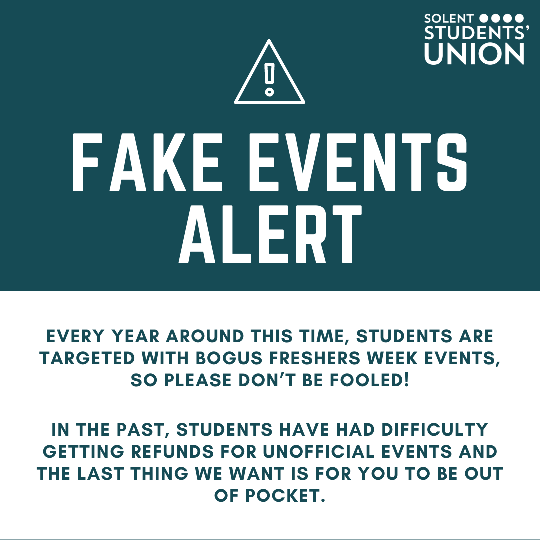 SolentSU's tweet photo. We will only promote official events that we are 100% certain can go ahead safely and within government guidelines 

Remember, all official SU and University events will have our logo on them!

#WelcomeToSolent #SolentFreshers https://t.co/fW6ZK3XD8e