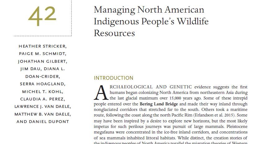 1/  @UGAWarnell  #WildlifeWednesday Indigenous groups of the Lower 48, Alaska, Hawaii, Canada & México are the largest landowners of habitat on the continent! Yet we never talk about how to interact with these groups on natural resource issues. We hope this helps (read on)!