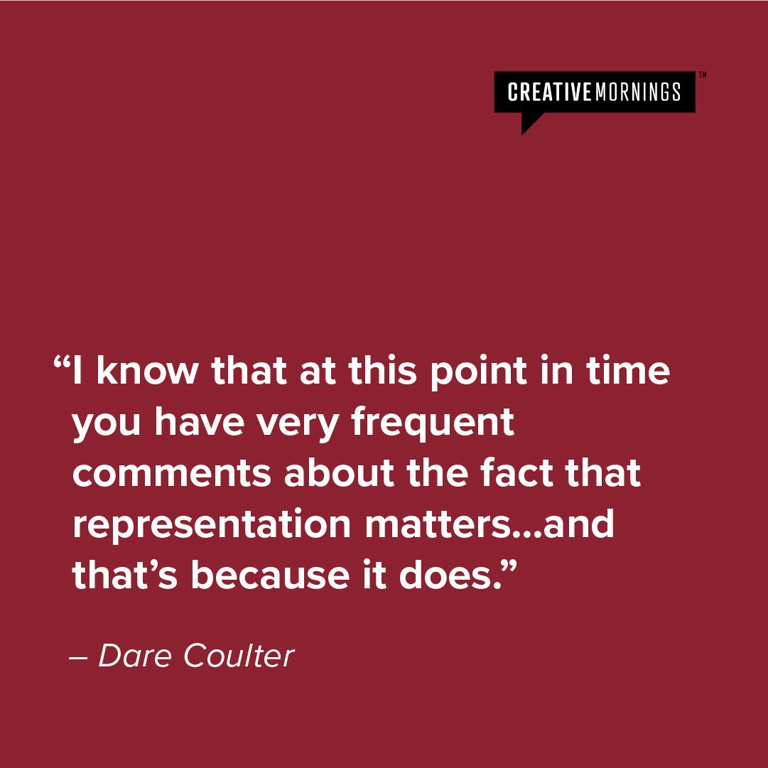 CM_RDU's tweet image. Flashback to August 2019 speaker @darecoulter. Rewatch her talk on #CMjustice at creativemornings.com/talks/dare-cou…