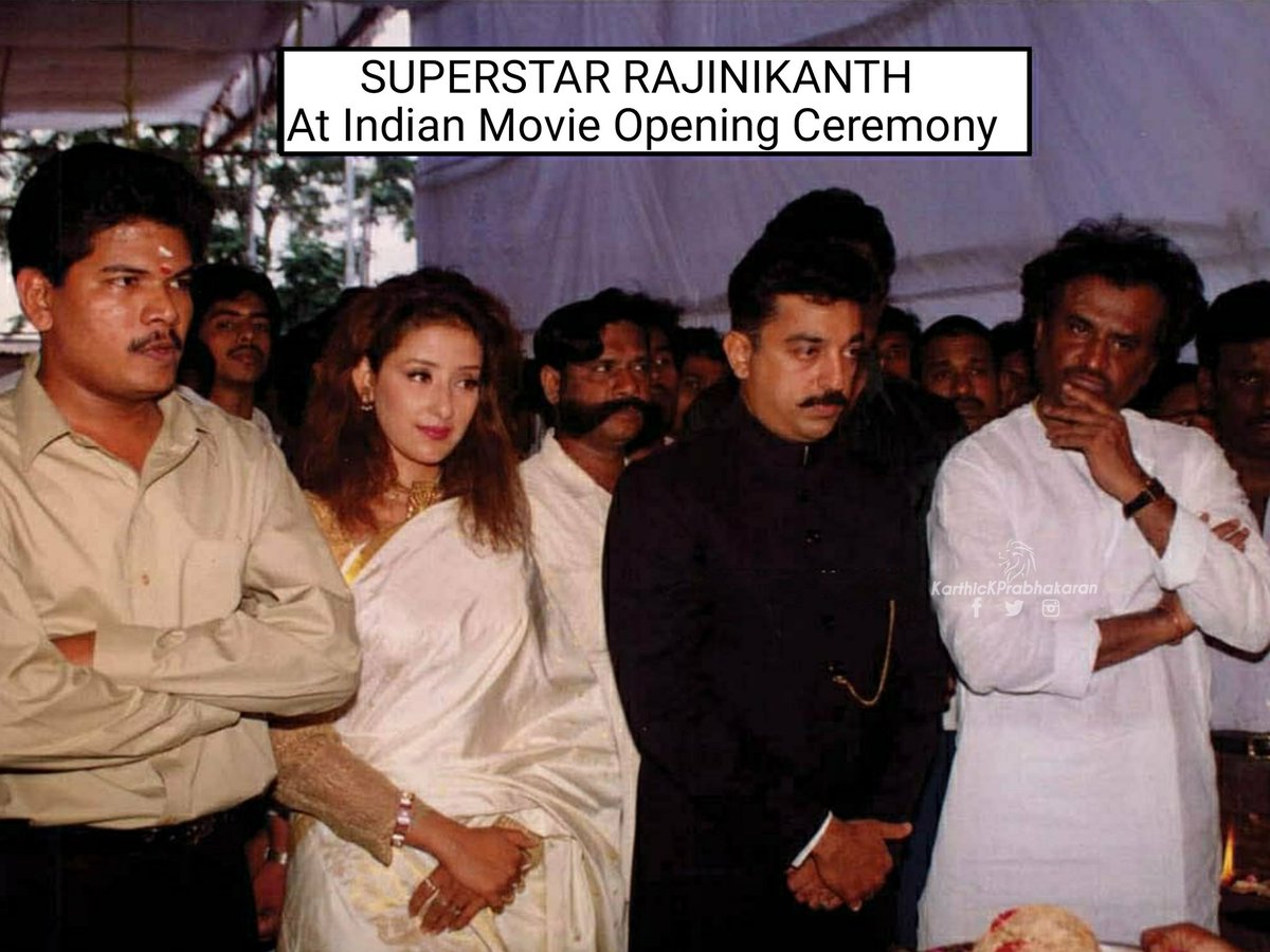 "Today's Fact" #Indian was Originally Written For  #Thalaivar  #SuperStar  @rajinikanth by  #Shankar Titled 'Periya Manushan' But due to busy commitments the project didn't take off Later it went to Kamal As usual, Shankar had invited  #Thalaivar  #Rajinikanth as a special guest