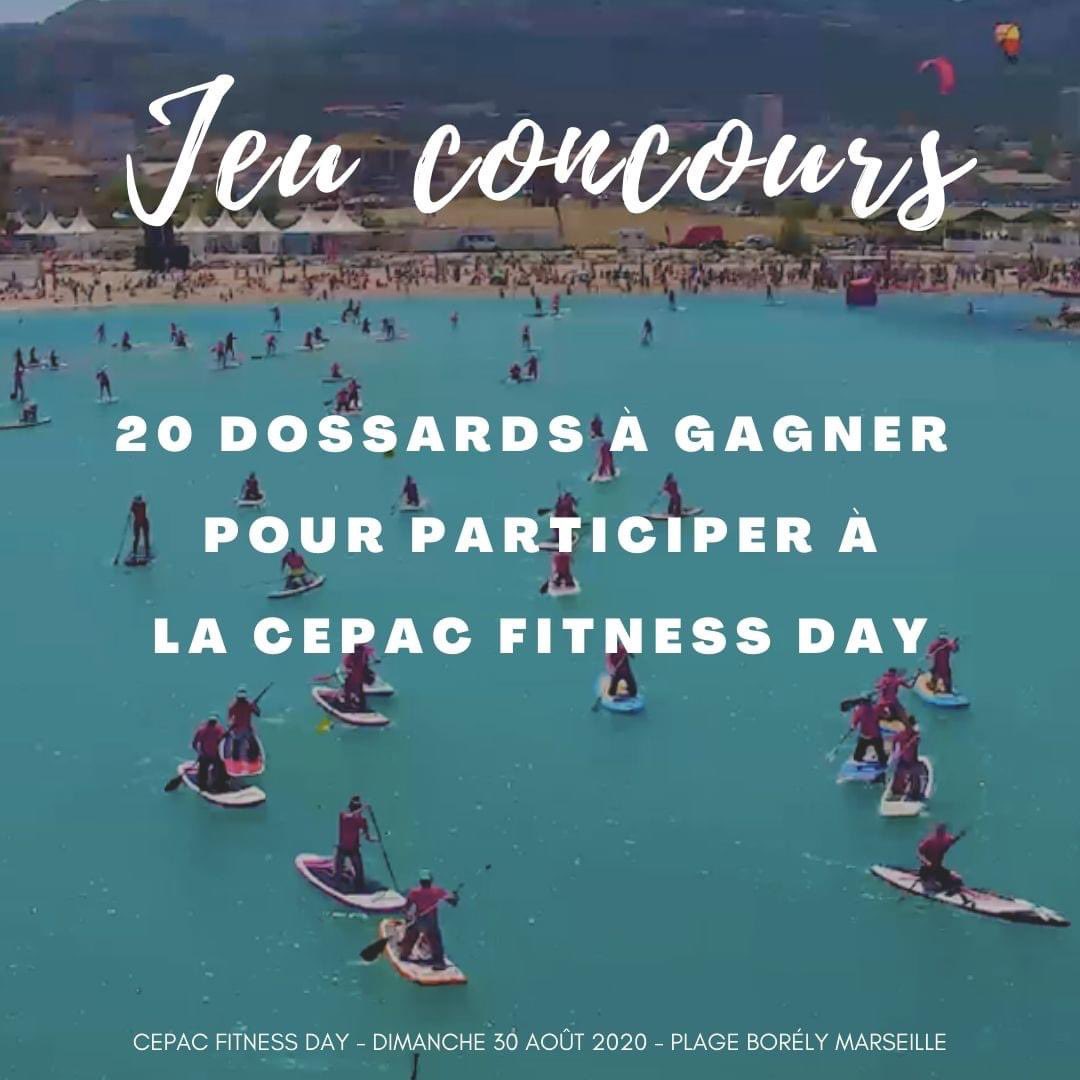 🍀 JEU CONCOURS 🍀

Le <a href="/departement13/">Département des Bouches-du-Rhône</a> vous fait gagner 20 dossards pour participer à notre Cepac Fitness Day 2020 le dimanche 30 août 😍

Pour participer : Rendez-vous sur notre compte Facebook ! 🤙🏼