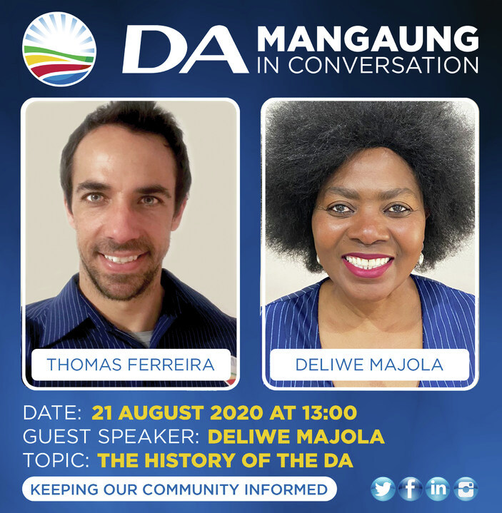 Tune in to Listen. This is a must.... <a href="/DAMangaung/">DA Mangaung</a> (DA Mangaung FACEBOOK page)