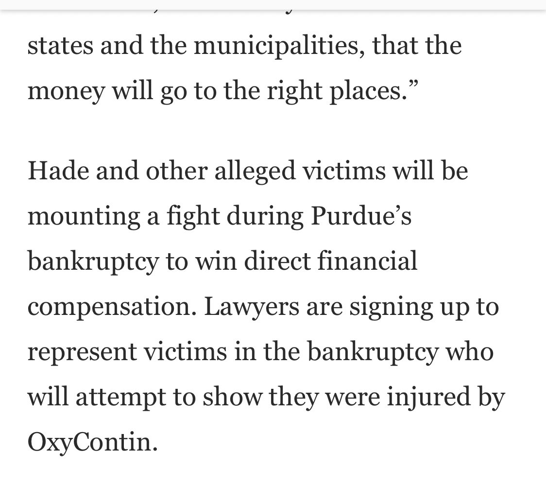 Also , they get victim impact statements, which means they’re hearing from overdose victims looking to capitalize on blaming rxs so they can receive compensation. THIS is why Shatterproof is so relevant. Stigma caused judges in the past to shift some responsibility on the user.