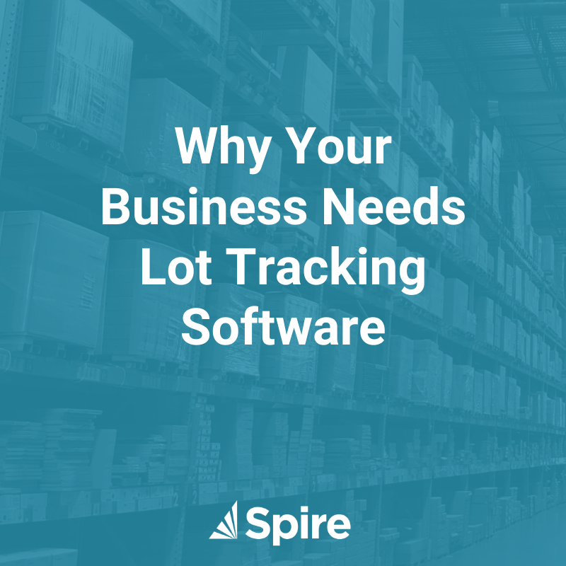 spiresystems's tweet photo. Lot number tracking offers the ability to track product lots through the entire supply chain, allowing you to track groups of products/shipments from the supplier, to the point it reaches your warehouse, to then the customer. Learn more here: https://t.co/dYolVAImvI #aimhigher https://t.co/gaW8p5HH4m