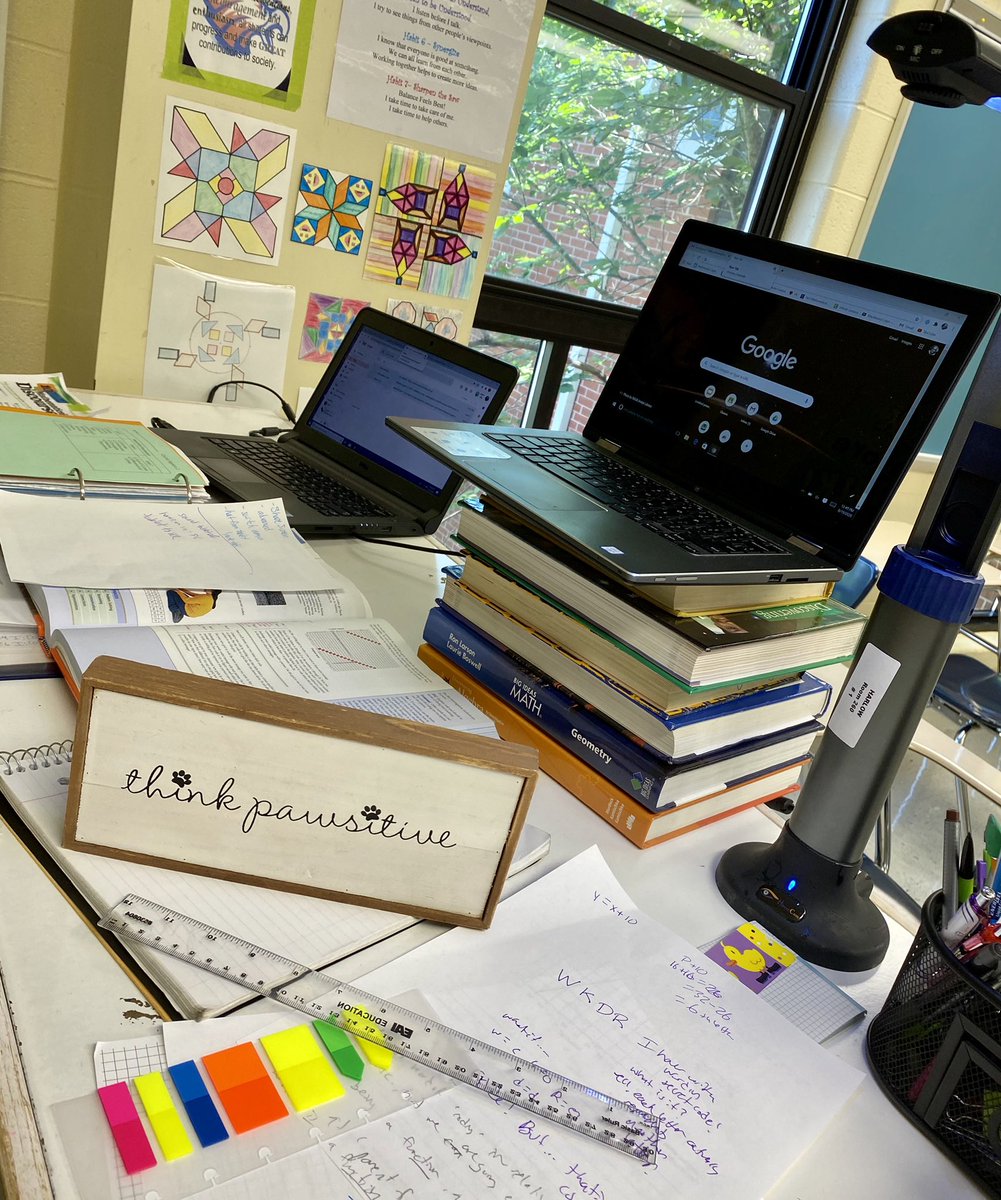 hemclean626's tweet photo. Think pawsitive! Even if it takes an hour of playing with your computer screens to do what you want #virtuallearning #fcps1kidsdeserveit https://t.co/1u7BN0PHcf
