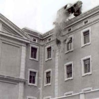 ETA detonated the explosives just as Carrero Blanco's car passed over, sending the Dodge 3700 Gt weighing almost 1800 kg flying up & over 5-story building, instantly killing the PM49/