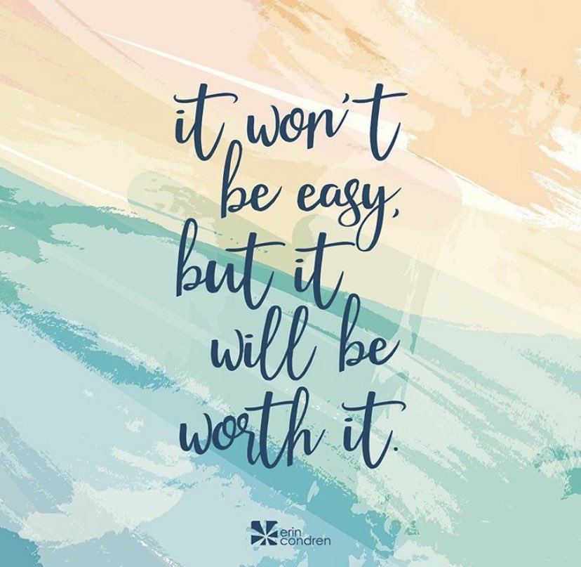 When I’m feeling anxious about our very different start to the school year, I keep reminding myself of this phrase.