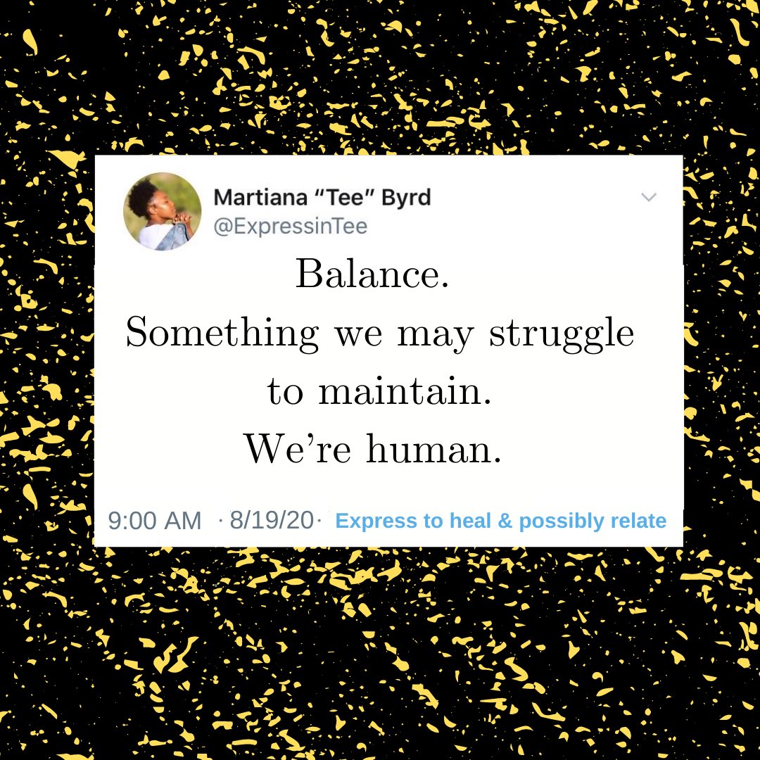 ExpressinTee's tweet photo. I appreciate the finer things in life and the struggle too. Struggle reminds me that I’m human and it’s okay to wake up everyday and grow. Struggle humbles me but never does it stop me! Balance!🤞🏾💛
•
•
•
#EXPRESSINTEE #EXPRESSYOURSELF #NEWTEEALERT #SHARETHETEE #SHARE #QOTD https://t.co/HkcYj8J0fA