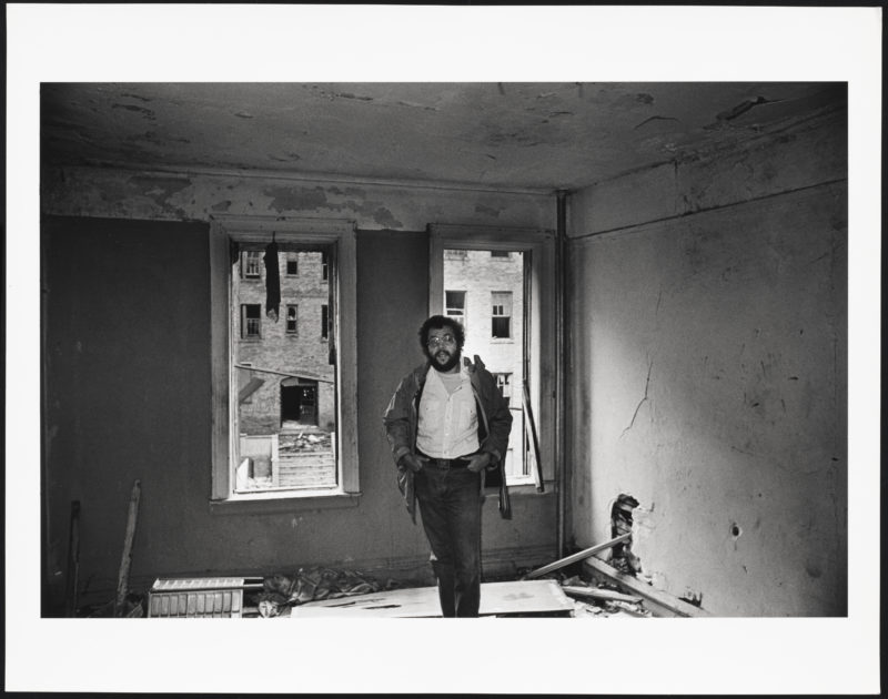 Here’s Mel Rosenthal in his once childhood bedroom, which had become a ruin. https://untappedcities.com/2016/05/26/in-the-south-bronx-of-america-1970s-mel-rosenthal-photos-at-mcny-show-another-side-of-borough/