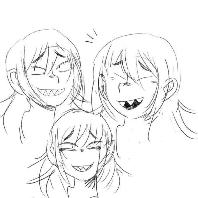 ギザ歯でかぶっているせいで本編での登場が無いか減らされそうな2人をこそっと 