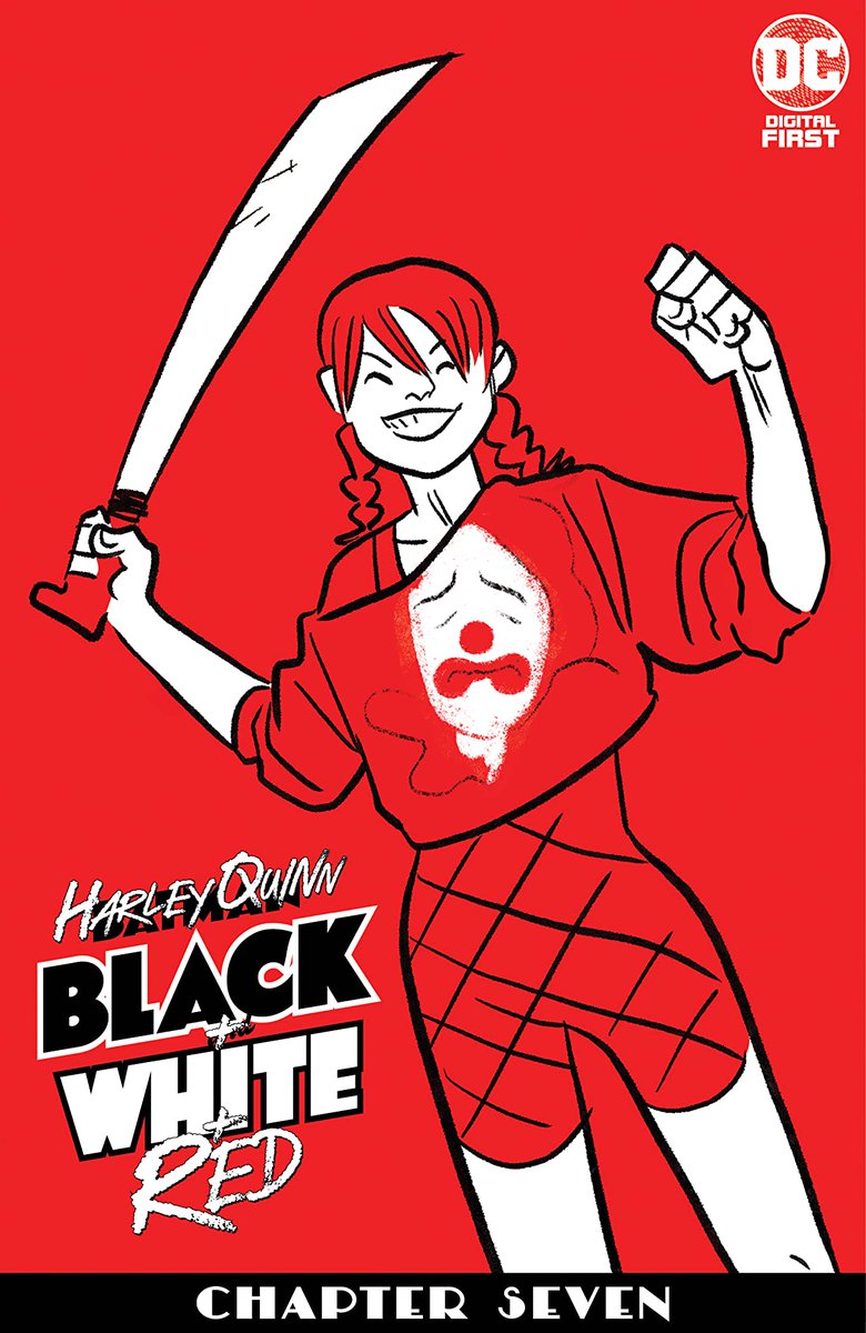 HARLEY QUINN: BLACK & WHITE & RED continues with this beautiful and delightful chapter from the mighty Erica Henderson. The co-creator of UNBEATABLE SQUIRREL GIRL, Erica is responsible for one of the best Marvel series *ever.* Was honored to edit her first DC work as a writer.